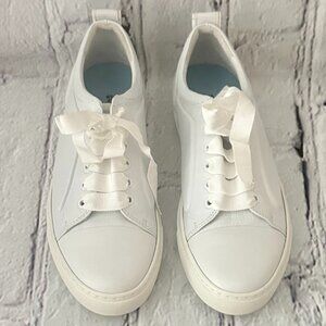 Lanvin |  White Lambskin Leather Sneakers